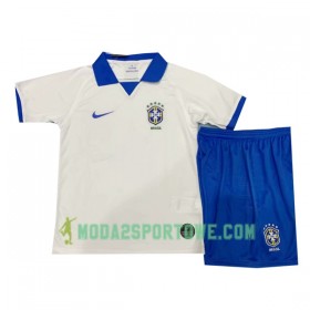 Koszulka Brazylia Dziecięcy Wyjazdowe Stroje Piłkarskie Copa América 2019 Krótki Rękaw